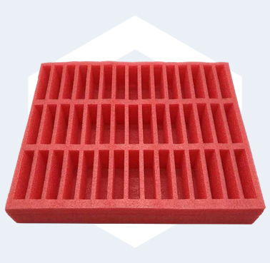 Khay xốp pe foam đựng linh kiện điện tử